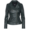 497 biker jack groen dames