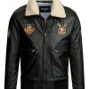 Flightjacket zwart heren