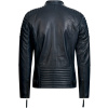513 biker jack blauw heren