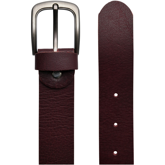 Leren heren riem bordeaux