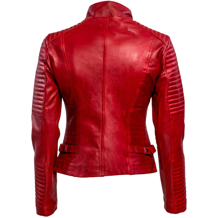 348 biker jack rood dames