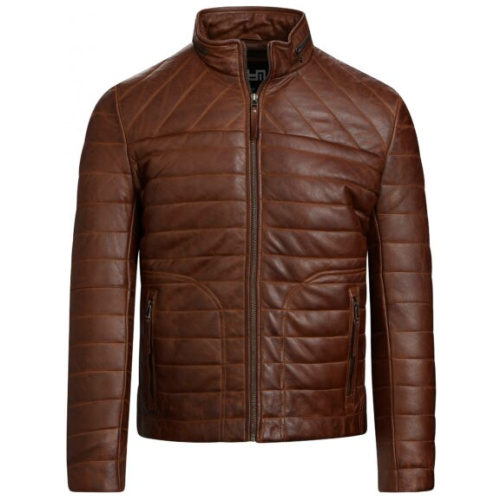 G121 biker jacket cognac