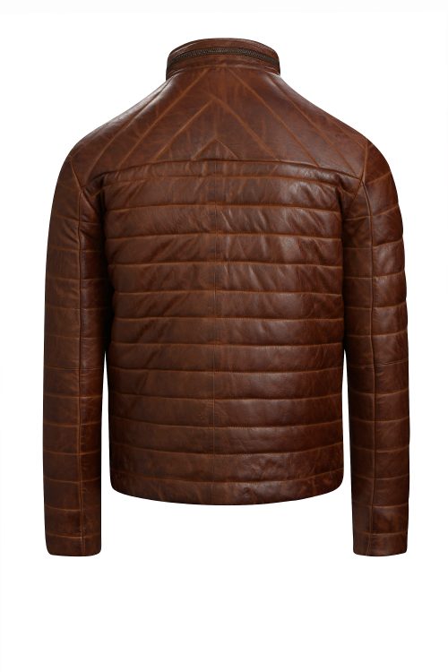 RBM heren leren jas blauw 559 RBM heren leren jas cognac 559
