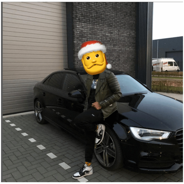 DAMIAN biker jack groen heren