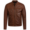 G108 biker jack cognac heren