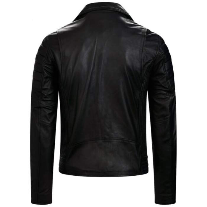 G128 biker jack zwart heren