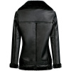 SIBERIA lammy coat dames zwart