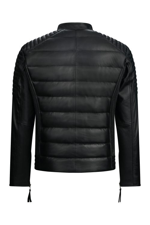 583 biker jack heren zwart