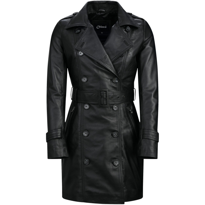 ZOYA Trenchcoat zwart
